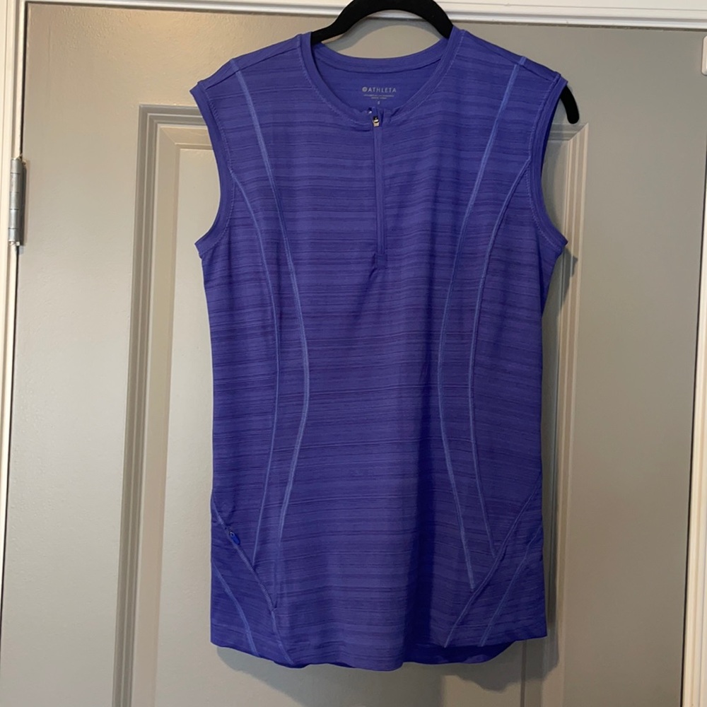 Athleta purple small workout sleeveless top
